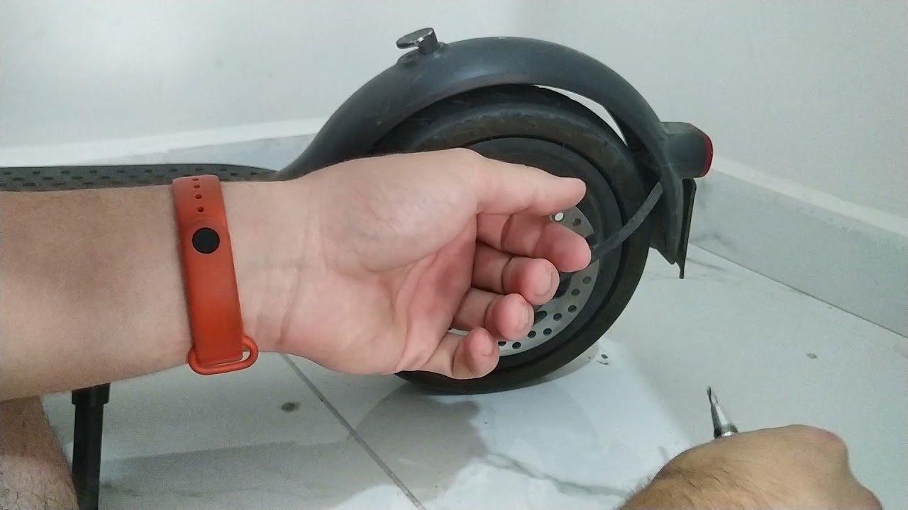 elektrikli scooter ön lastik sökümü motor nasıl sökülür @yâdebidiklet